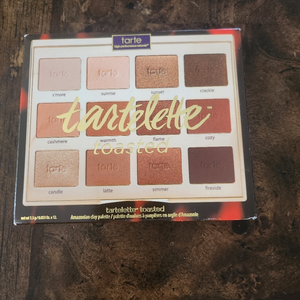 Tarte Cosmetics tartelette toasted eyeshadow palette NEW